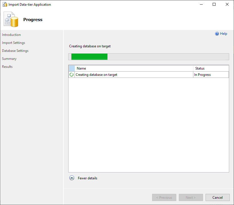 how to import bacpac file in sql server management studio
